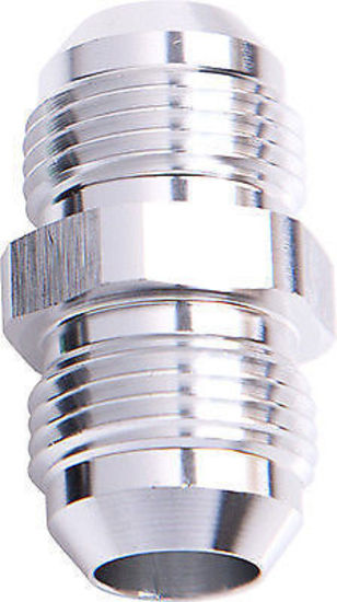 Aeroflow AF815-20S Male Flare Union -20AN Silver -20AN to -20AN Straight
