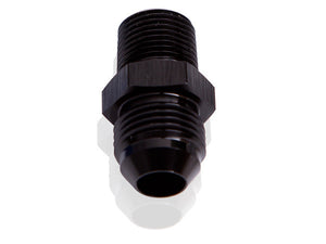 Aeroflow AF816-04-08BLK Male Flare -4AN to 1/2" NPT Black Male Flare to NPT Adapte