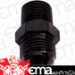 Aeroflow AF816-04BLK Male Flare -4AN to 1/8" NPT Black Male Flare to NPT Adapte