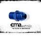 Aeroflow AF816-06-08 Male Flare -6AN to 1/2" NPT Blue Male Flare to NPT Adapter