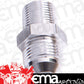 Aeroflow AF816-06S Male Flare -6AN to 1/4" NPT Silver Male Flare to NPT Adapt