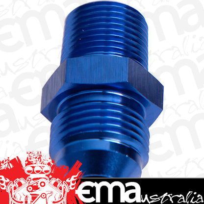 Aeroflow Performance Products AF816-08-12 Male Flare -8AN to 3/4" NPT Blue Male Flare to NPT Adapter