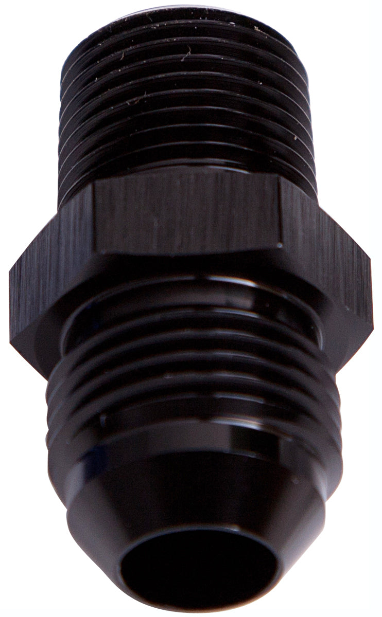 Aeroflow AF816-10-04BLK Male Flare -10AN to 1/4" NPT Black Male Flare to NPT Adapte