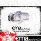 Aeroflow AF816-10-06S Male Flare -10AN to 3/8" NPT Silver Male Flare to NPT Adap