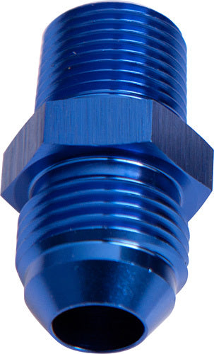 Aeroflow AF816-12-16 Male Flare -12AN to 1" NPT Blue Male Flare to NPT Adapter