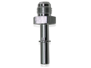 Aeroflow AF817-01S Efi Fuel Fitting -6 Push In to 5/16" Male Hard Tube Silver