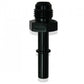 Aeroflow Performance Products AF817-03BLK Efi Fuel Fitting -8 Push In to 3/8 Male Hard Tube