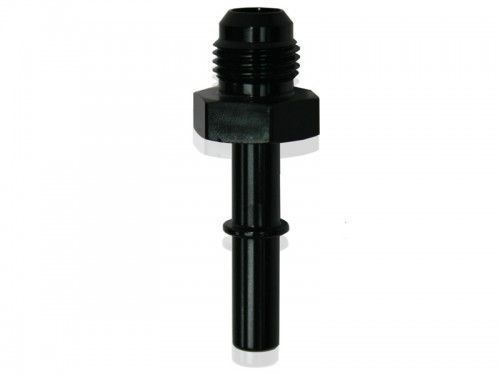 Aeroflow Performance Products AF817-03BLK Efi Fuel Fitting -8 Push In to 3/8 Male Hard Tube