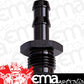 Aeroflow AF817-05BLK 8mm Barb to -6AN Adapter Black Male 8mm to Male -6An
