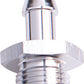 Aeroflow AF817-06-08S 3/8" Barb to -8AN Adapter Silver Male 3/8" to Male -8An