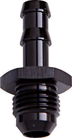 Aeroflow AF817-10-08BLK 5/8" Barb to -10AN Adapter Black Male 5/8" to Male -10An