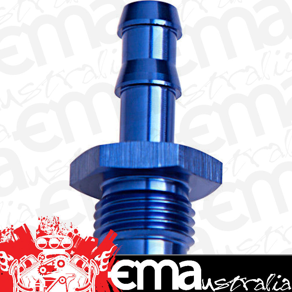 Aeroflow AF817-10 1/2" Barb to -10AN Adapter Blue Male 1/2" to Male -10An