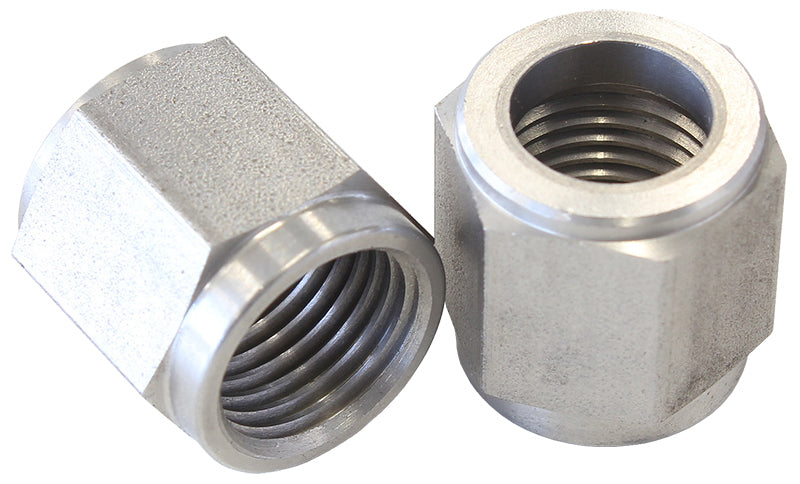 Aeroflow AF818-06-SS Tube Nut -6 to 3/8" Tube S/S S/S -6AN to 3/8" Hard Line