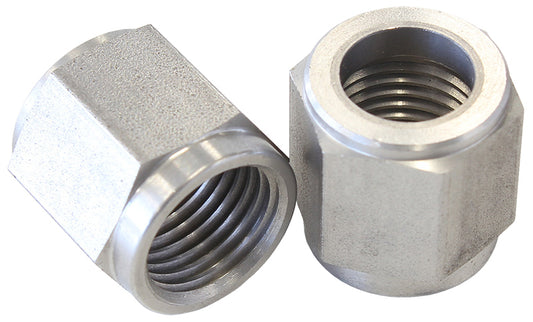 Aeroflow AF818-06-SS Tube Nut -6 to 3/8" Tube S/S S/S -6AN to 3/8" Hard Line