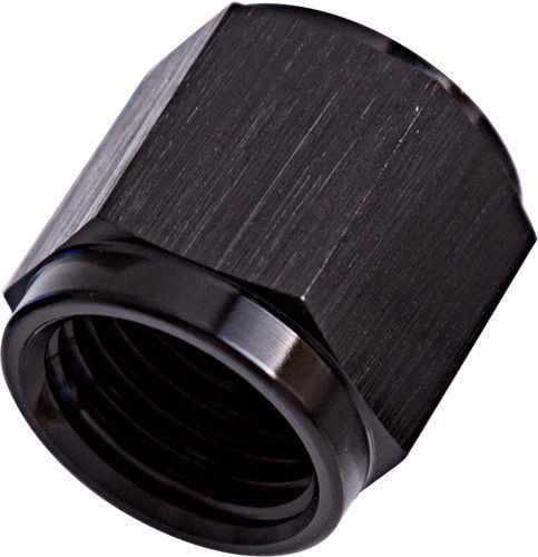 Aeroflow AF818-06BLK Tube Nut -6AN to 3/8" Tube Black -6AN to 3/8" Hard Line