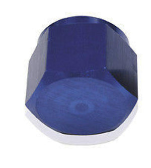 Aeroflow AF820-20 Flare Cap Female -20AN Blue -20AN Female Blank Off