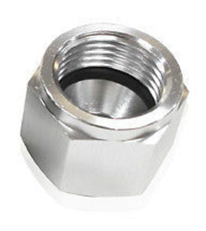 Aeroflow AF820-20S Flare Cap Female -20AN Silver -20AN Female Blank Off