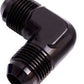 Aeroflow AF821-03BLK Male Flare Union 90 Deg -3AN Black Male to Male 90 Deg