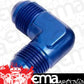 Aeroflow AF821-06 Male Flare Union 90 Deg -6AN Blue Male to Male 90 Deg