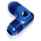Aeroflow AF821-06P 90 Deg Union -6AN with 1/8" Port Blue
