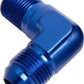 Aeroflow AF822-08-04 Male 90 Deg 1/4" NPT to -8AN Blue Male NPT to AN 90 Deg