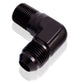 Aeroflow AF822-16BLK Male 90 Deg 3/4" NPT to -16AN Black Male NPT to AN 90 Deg