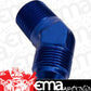 Aeroflow AF823-08 Male 45 Deg 3/8" NPT to -8AN Blue Male NPT to AN 45 Deg