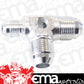 Aeroflow AF824-06-08S Male Flare Tee -8AN x 2 90 Degand 1 x -6AN 1/8 Port 2 Sides