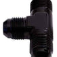 Aeroflow Performance Products AF824-16BLK Male Flare Tee -16AN Black All Sides Male An