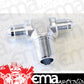 Aeroflow AF825-06-06S Tee -6AN with 3/8" NPT On Sidesilver AN Tee with NPT On Side
