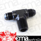Aeroflow AF825-08-08BLK Tee -8AN with 1/2" NPT On Sideblack AN Tee with NPT On Side