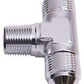 Aeroflow AF825-08S Tee -8AN with 3/8" NPT On Sidesilver AN Tee with NPT On Side