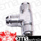 Aeroflow Performance Products AF826-03S Tee -3AN with 1/8" NPT On Run Silver AN Tee with NPT On Run