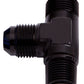 Aeroflow AF826-08-08BLK Tee -8AN with 1/2" NPT On Run Black AN Tee with NPT On Run