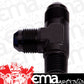 Aeroflow AF826-20BLK Tee -20AN with 1-1/4" NPT On Black AN Tee with NPT On Run