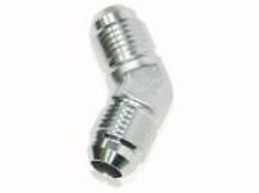 Aeroflow Performance Products AF827-04S Male -4 45 Deg Union Silver