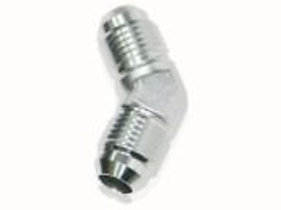 AEROFLOW 45Ã¸ MALE FLARE UNION -8AN SILVER AF827-08S