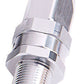 Aeroflow AF830-06-06S Male 3/8" NPT Straight to -6Ansilver Full Swivel Straight