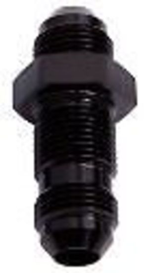 Aeroflow AF832-03BLK Straight Bulkhead -3AN Black Bulkhead Nut Seperate