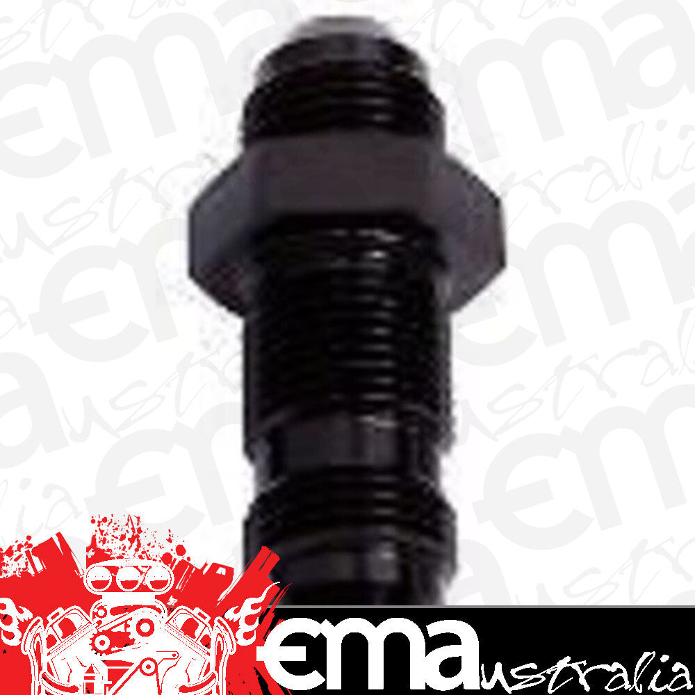 Aeroflow AF832-03BLK Straight Bulkhead -3AN Black Bulkhead Nut Seperate