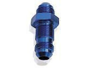 Aeroflow AF832-20 Straight Bulkhead -20AN Blue Bulkhead Nut Seperate