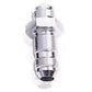 Aeroflow AF832-20S Straight Bulkhead -20AN Silver Bulkhead Nut Seperate