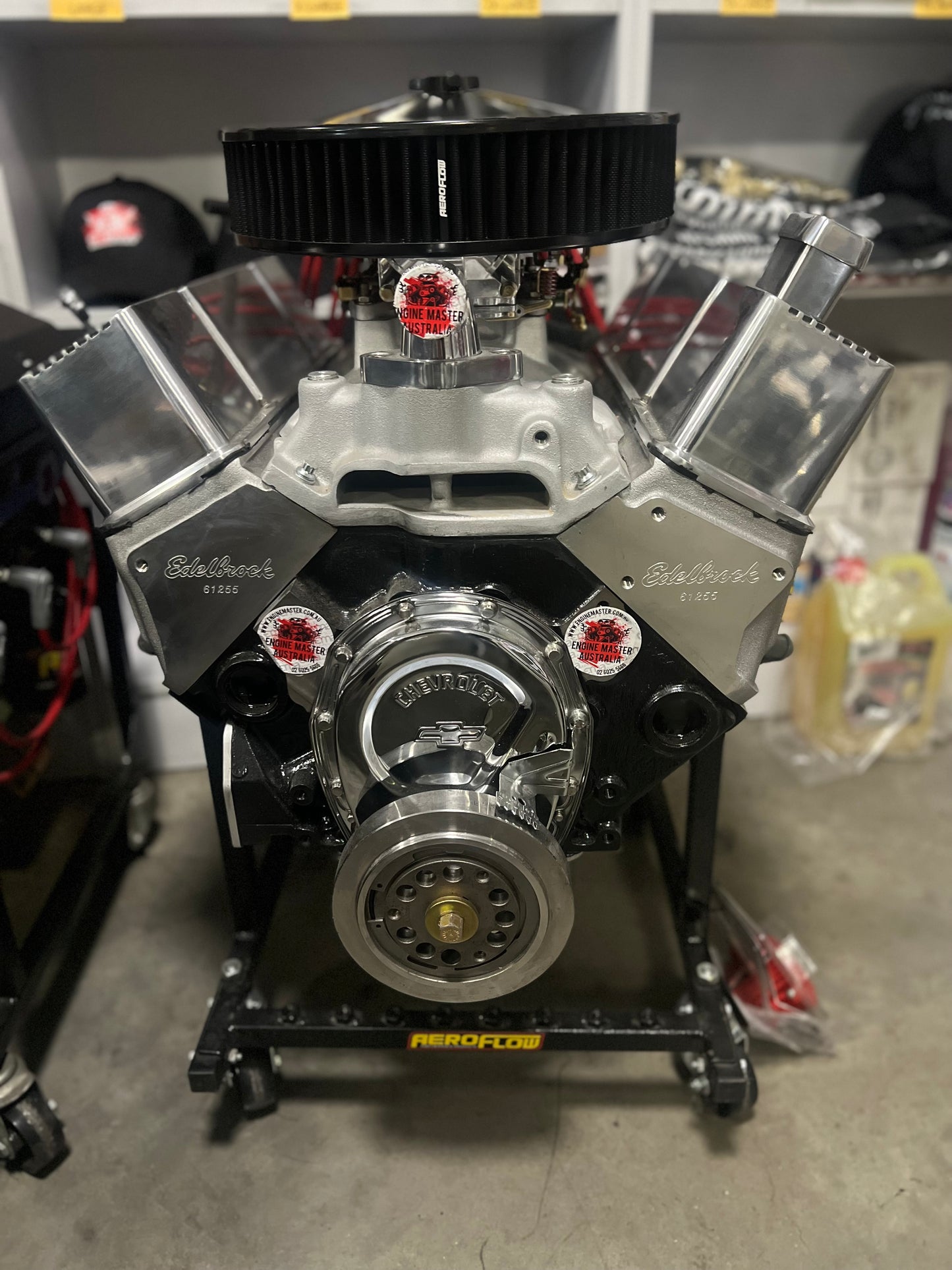 Engine Master Chevy 383 Small Block Engine 535 HP w/ Dart Block