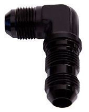 Aeroflow AF833-12BLK 90 Deg Bulkhead -12AN Black Bulkhead Nut Seperate