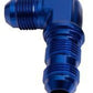 Aeroflow Performance Products AF833-16 90 Deg Bulkhead -16AN Blue Bulkhead Nut Seperate