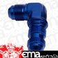 Aeroflow Performance Products AF833-16 90 Deg Bulkhead -16AN Blue Bulkhead Nut Seperate