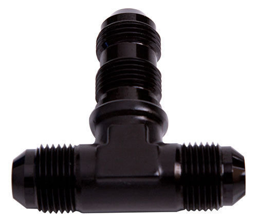 Aeroflow AF834-08BLK Bulkhead Tee -8AN Black Bulkhead On Side