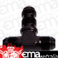 Aeroflow AF834-10BLK Bulkhead Tee -10AN Black Bulkhead On Side
