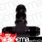 Aeroflow AF834-12BLK Bulkhead Tee -12AN Black Bulkhead On Side