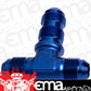 Aeroflow AF834-20 Bulkhead Tee -20AN Blue Bulkhead On Side